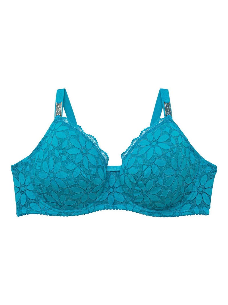 Soutien-gorge à armatures FOSSETTE - Pomm'Poire Bleu - Kiabi