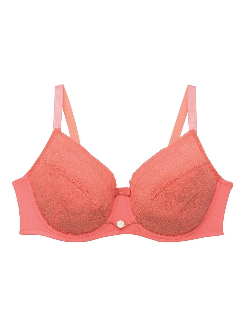 Soutien-gorge à armatures GAUFRETTE - Pomm'Poire Orange - Kiabi
