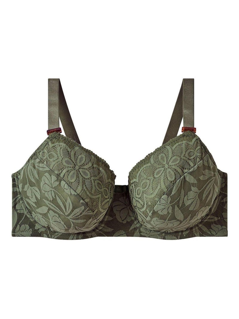 Soutien-gorge à armatures grand maintien APOLOGIE - Pomm'Poire Vert - Kiabi