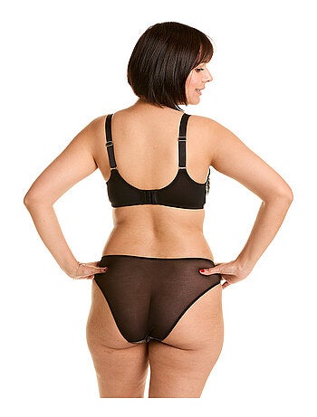 Soutien-gorge à armatures grand maintien CUIR - Pomm'Poire