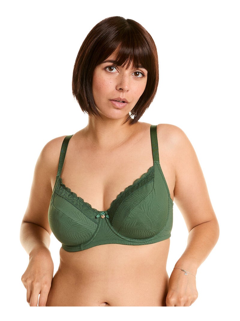 Soutien-gorge à armatures grand maintien DANSEUSE - Pomm'Poire Vert - Kiabi