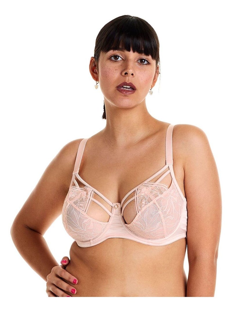 Soutien-gorge à armatures grand maintien DIABOLIQUE - Pomm'Poire Rose - Kiabi