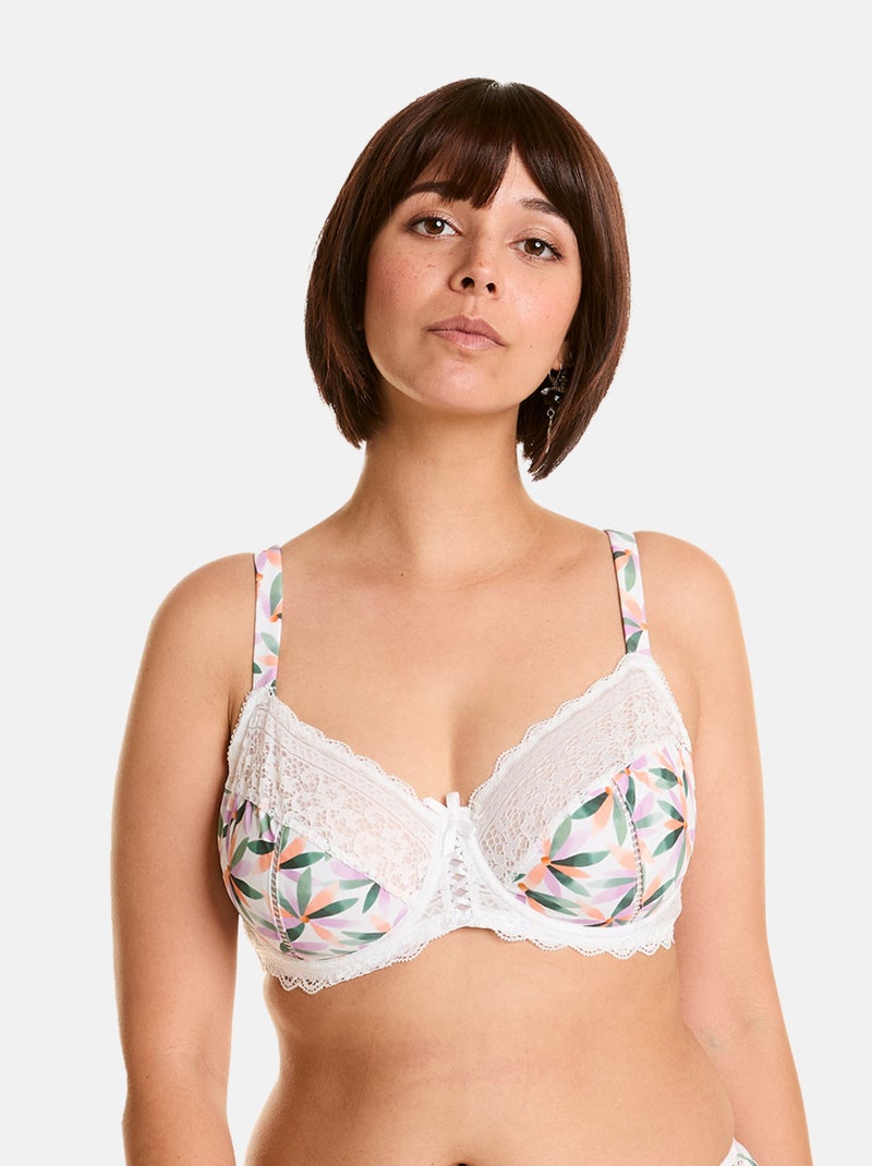 Soutien-gorge à armatures grand maintien ELLA - Pomm'Poire Multicolore - Kiabi