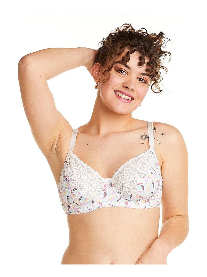 Soutien-gorge à armatures grand maintien ENTRACTE - Pomm'Poire Multicolore - Kiabi