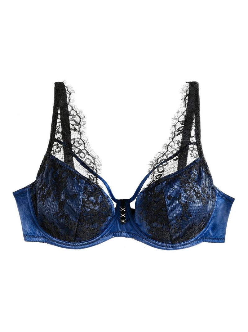 Soutien-gorge à armatures grand maintien ILLEGAL - Pomm'Poire Bleu - Kiabi
