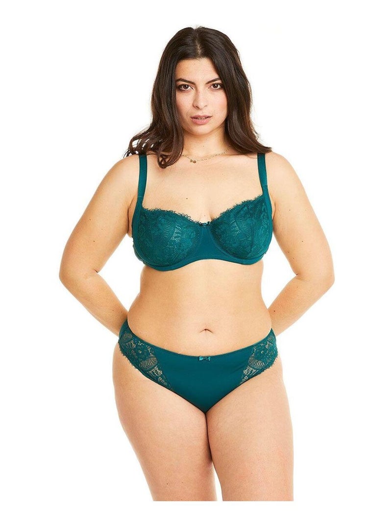 Soutien-gorge à armatures grand maintien IMPERIALE - Pomm'Poire Vert - Kiabi