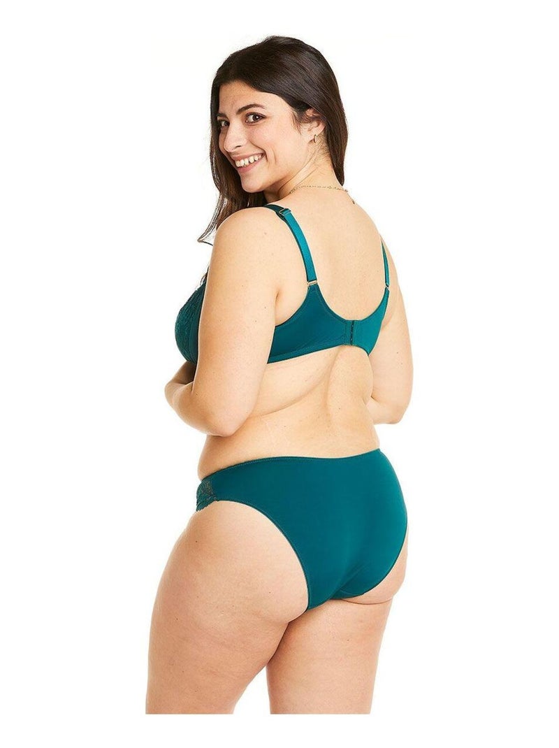 Soutien-gorge à armatures grand maintien IMPERIALE - Pomm'Poire Vert - Kiabi