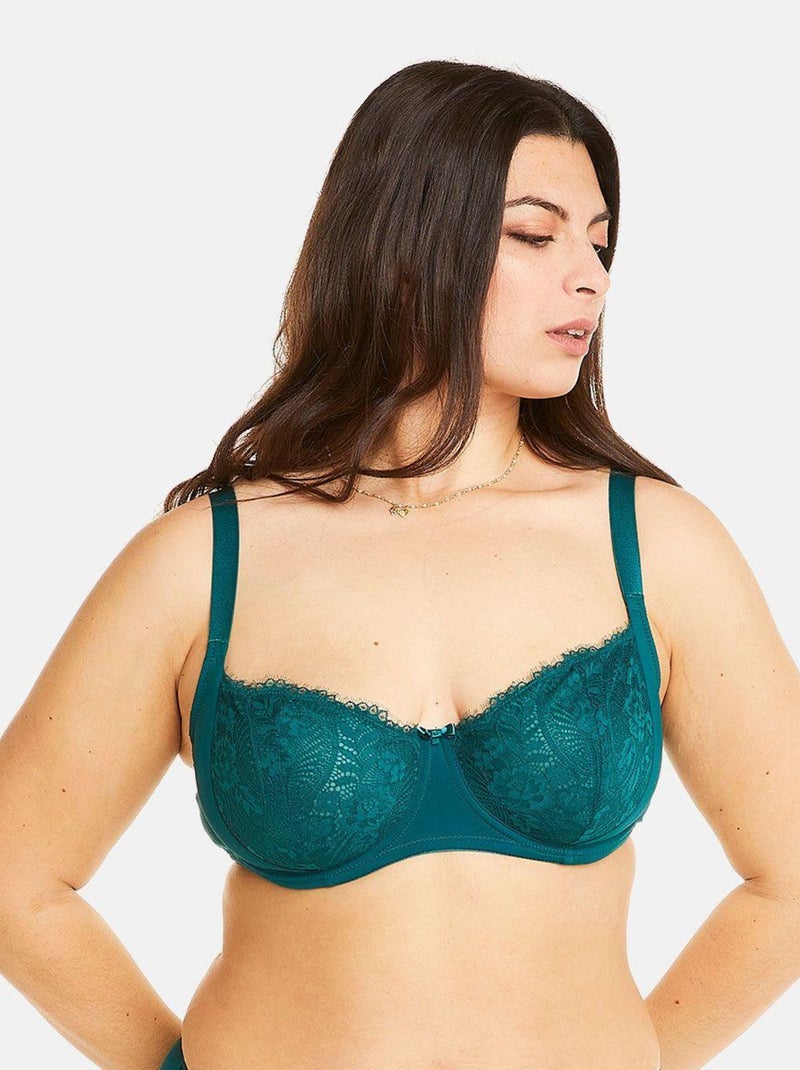Soutien-gorge à armatures grand maintien IMPERIALE - Pomm'Poire Vert - Kiabi