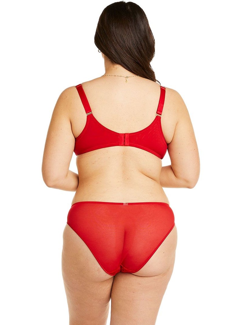 Soutien-gorge à armatures grand maintien MIRACLE - Pomm'Poire Rouge - Kiabi