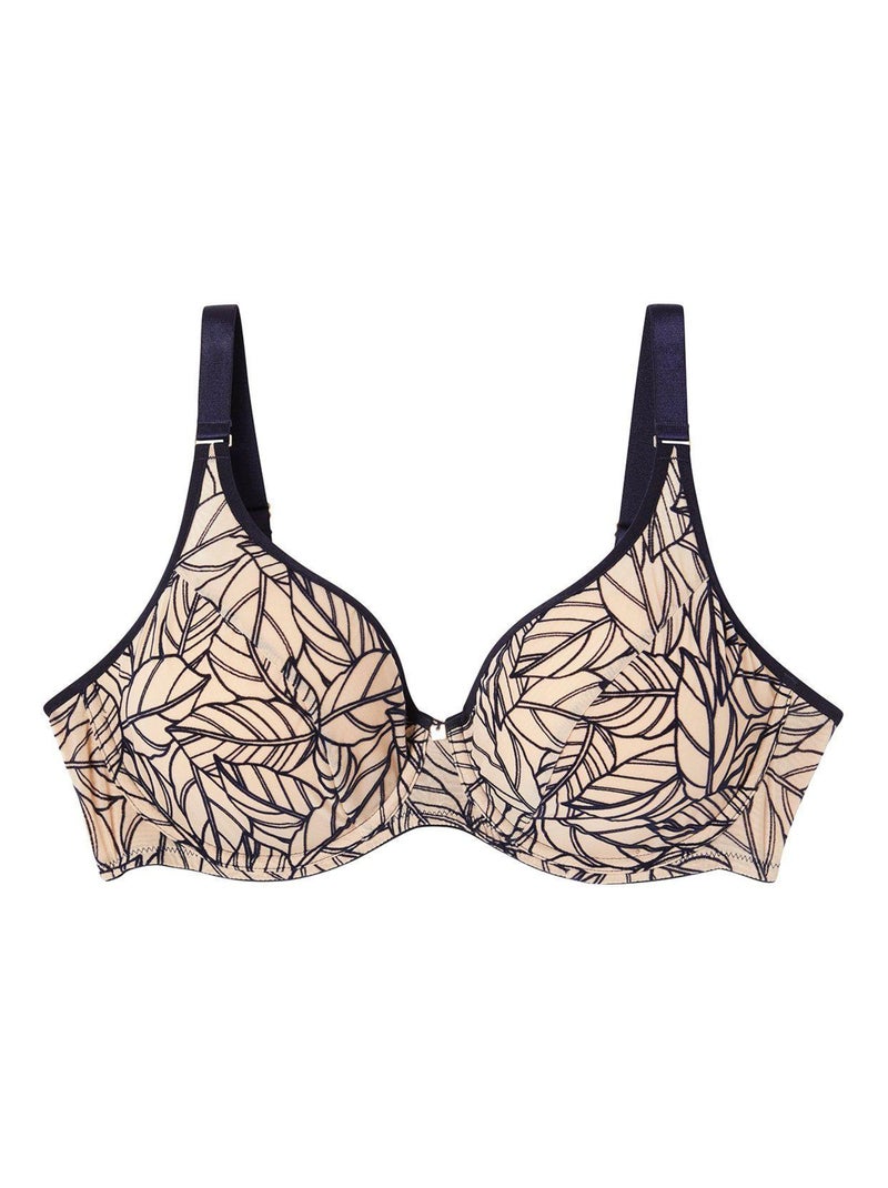 Soutien-gorge à armatures grand maintien MYRTILLE - Camille Cerf & Pomm'Poire Bleu - Kiabi