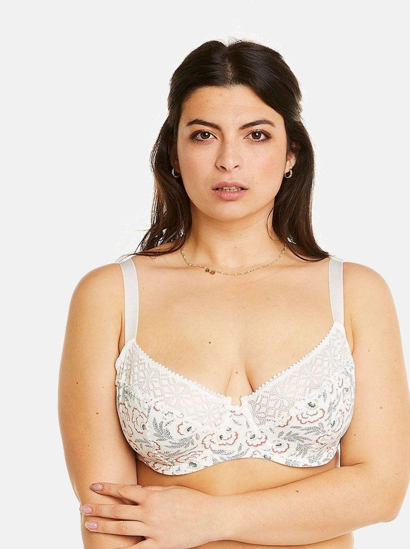 Soutien-gorge à armatures grand maintien PALANQUIN - Pomm'Poire Multicolore - Kiabi