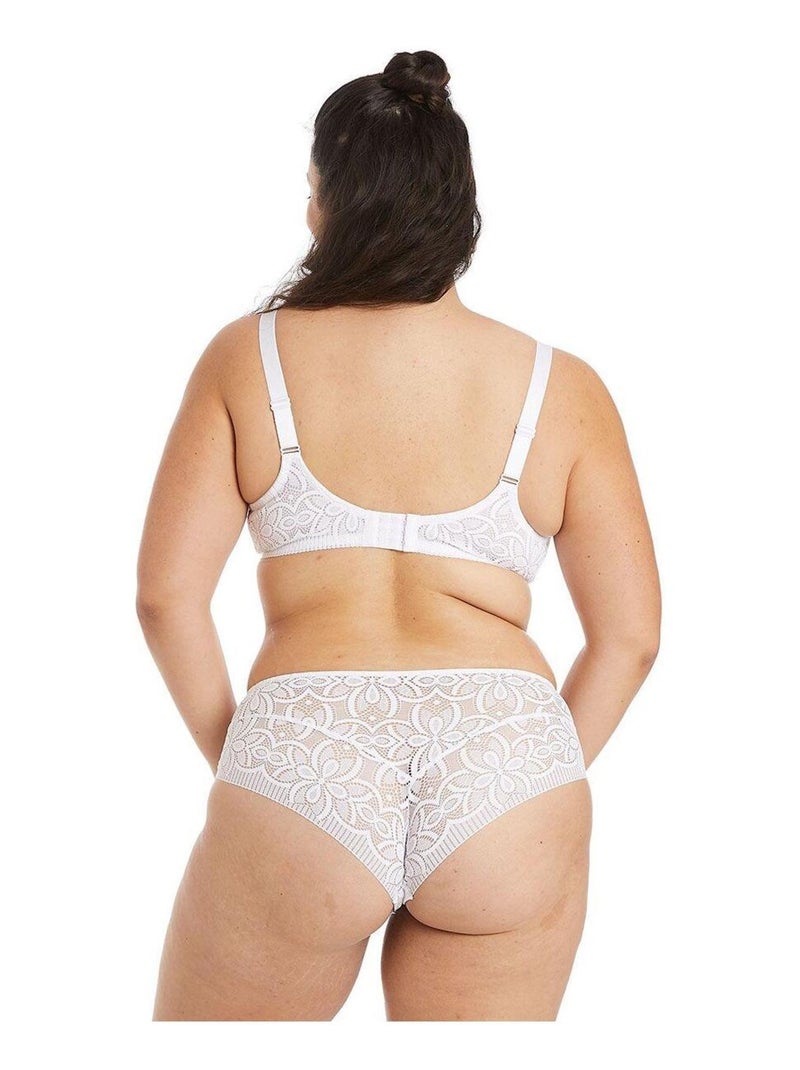 Soutien-gorge à armatures grand maintien ROULOTTE - Pomm'Poire Blanc - Kiabi