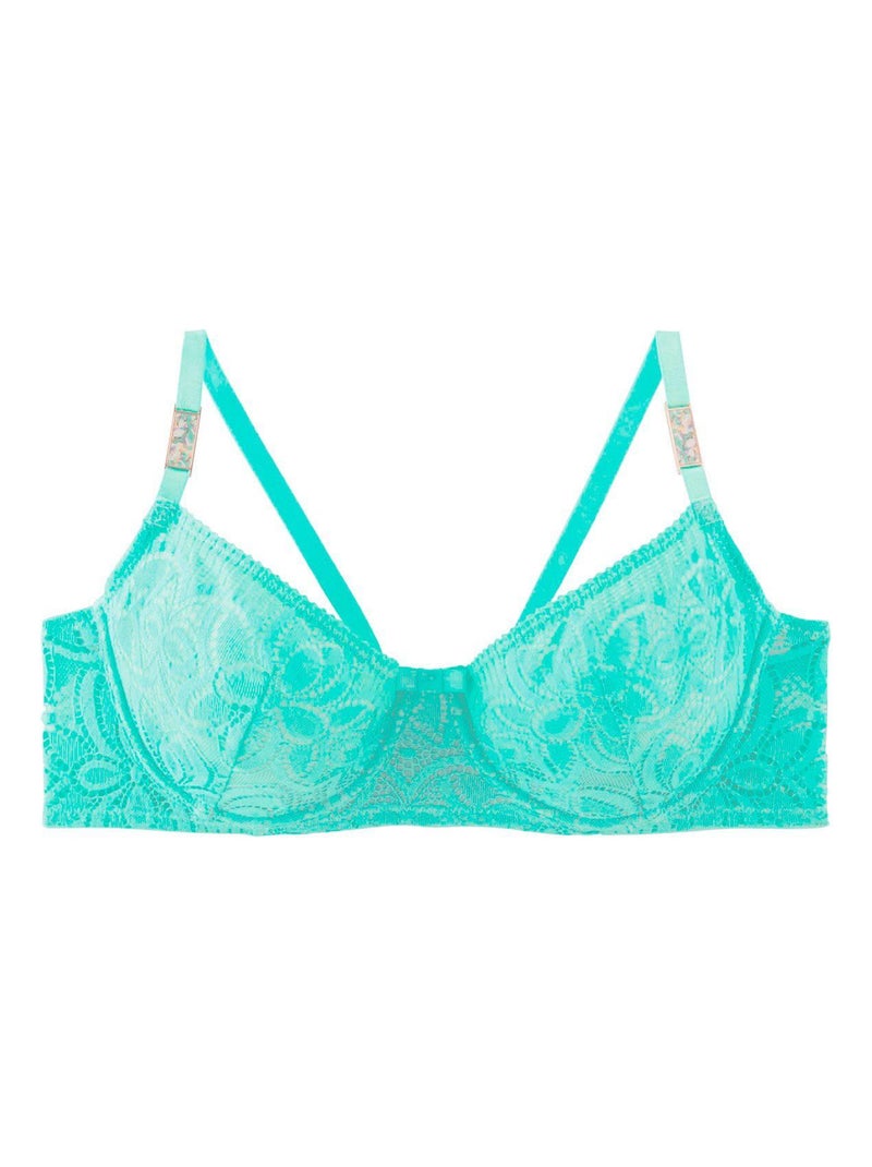 Soutien-gorge à armatures grand maintien ROULOTTE - Pomm'Poire Bleu - Kiabi