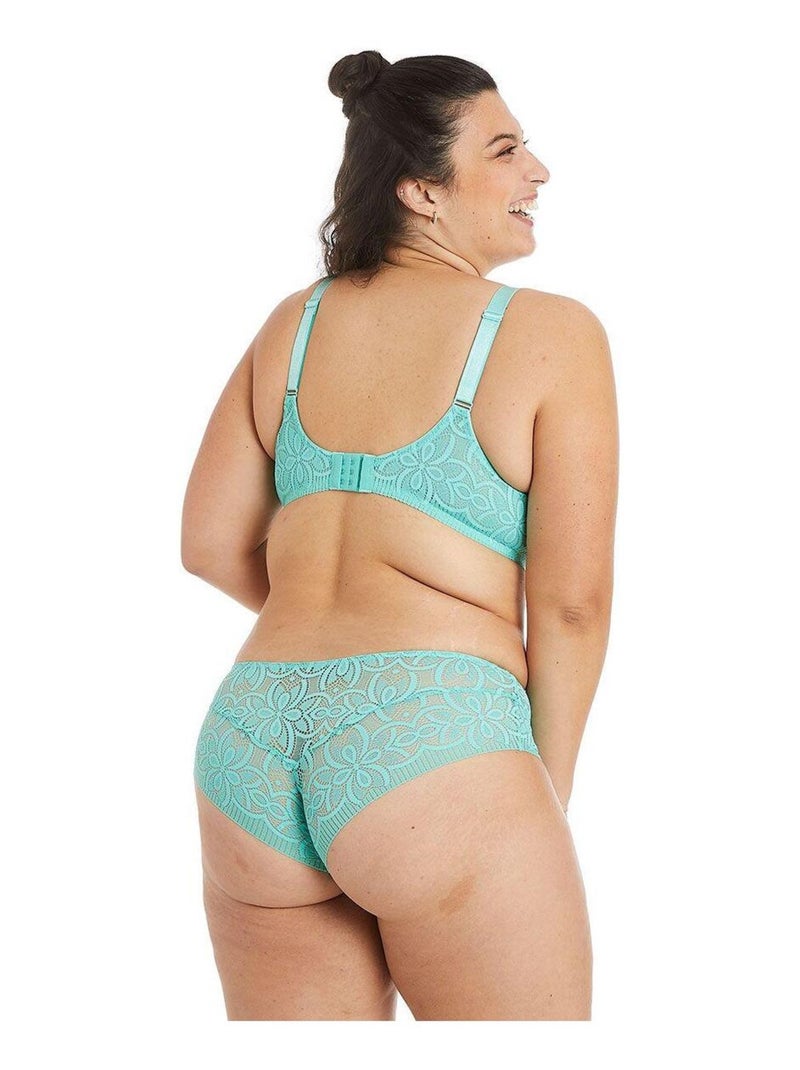 Soutien-gorge à armatures grand maintien ROULOTTE - Pomm'Poire Bleu - Kiabi