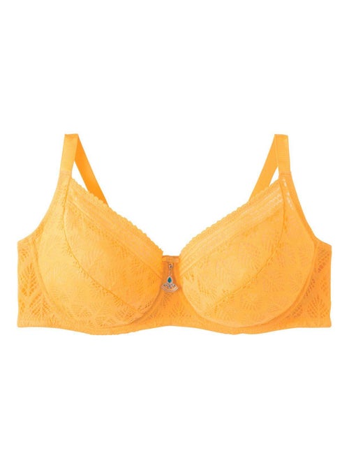 Soutien-gorge à armatures grand maintien RUCHE - Pomm'Poire - Kiabi Soutien-gorge à armatures grand maintien RUCHE - Pomm'Poire - Kiabi
