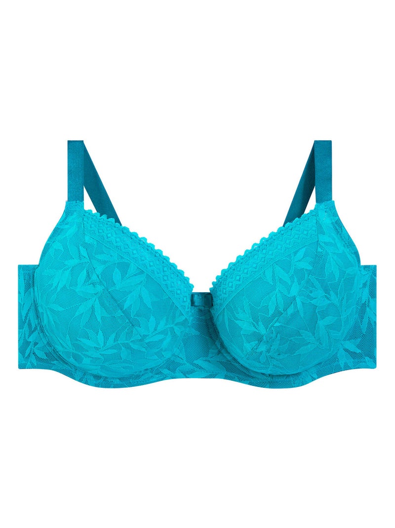 Soutien-gorge à armatures grand maintien SAVANE - Pomm'Poire Bleu - Kiabi