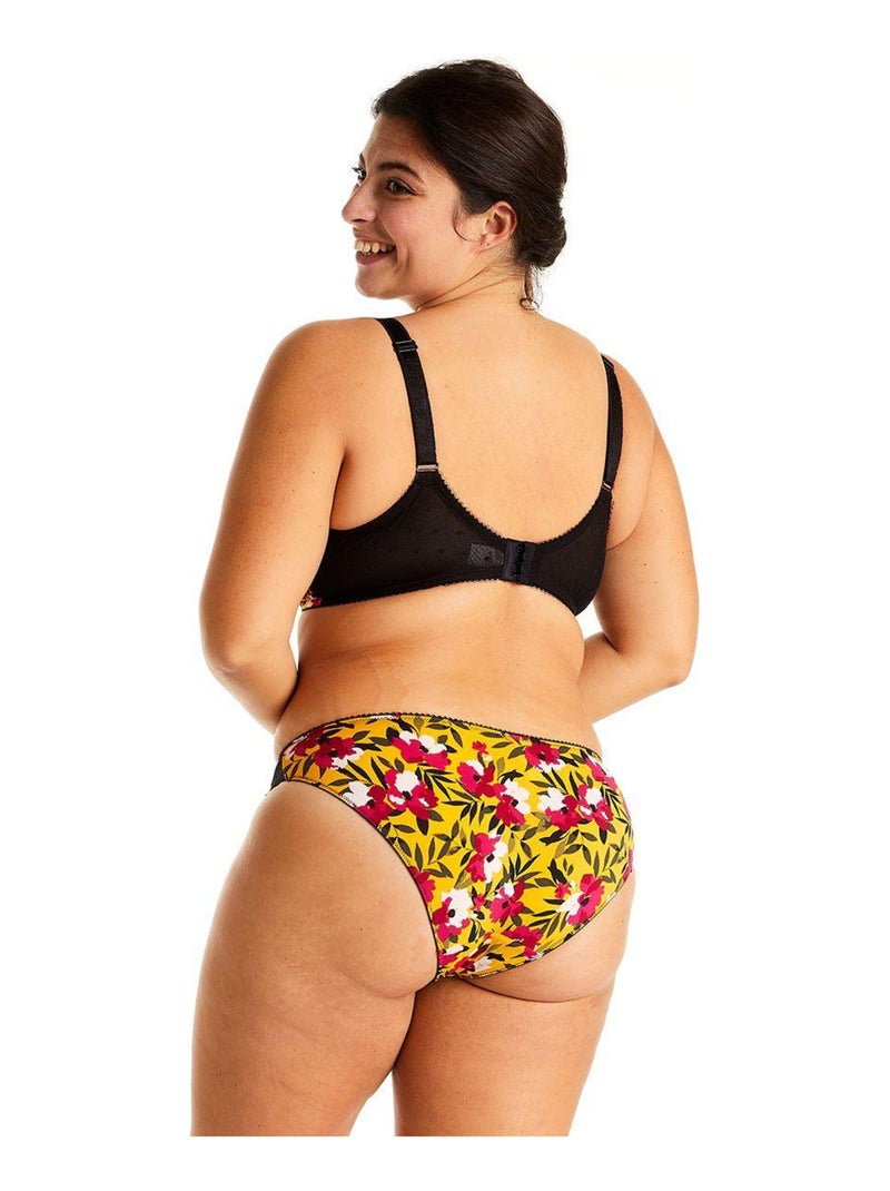 Soutien-gorge à armatures grand maintien SHAKER - Pomm'Poire Jaune - Kiabi
