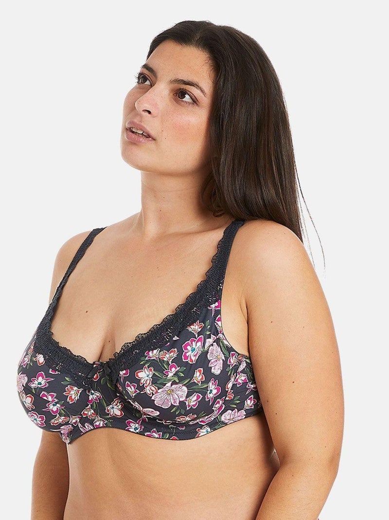 Soutien-gorge à armatures grand maintien TAROT - Pomm'Poire Rose - Kiabi