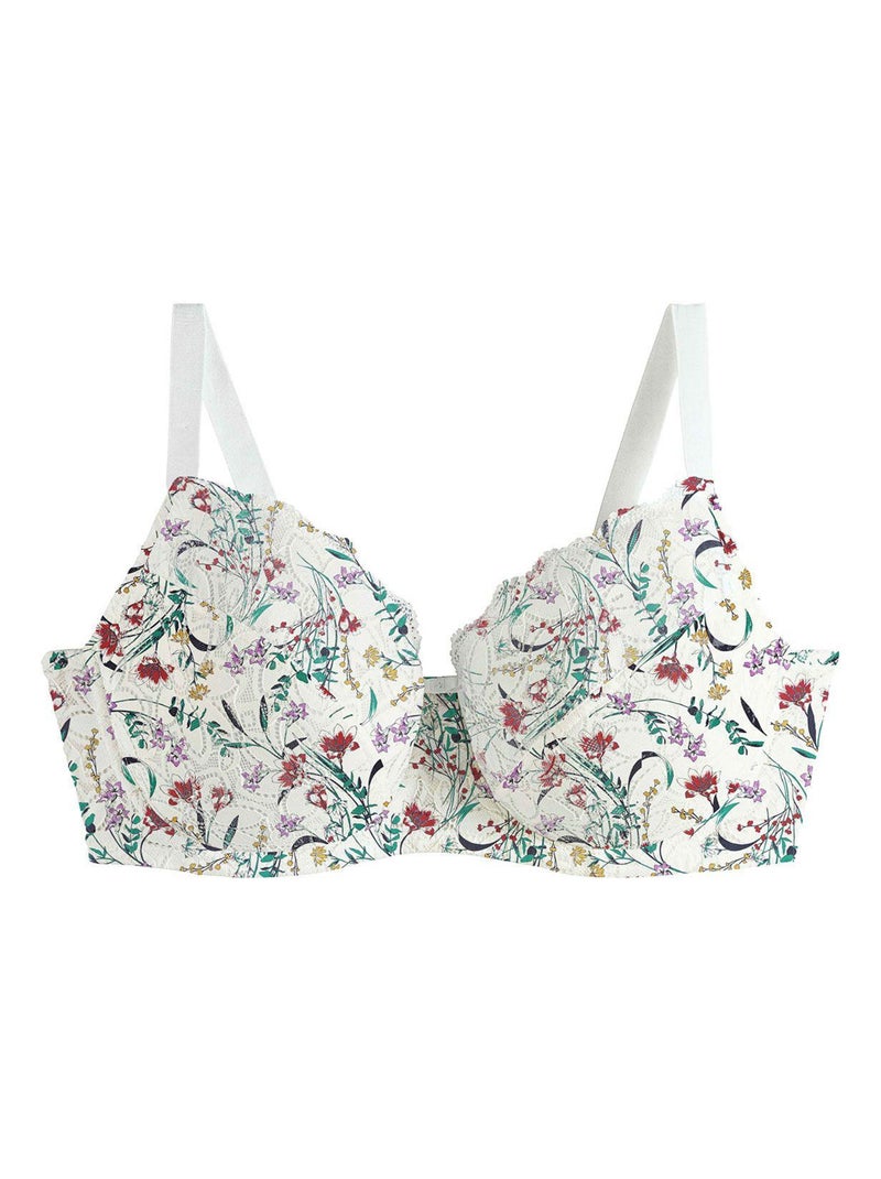 Soutien-gorge à armatures grand maintien UNIVERS - Pomm'Poire Blanc - Kiabi