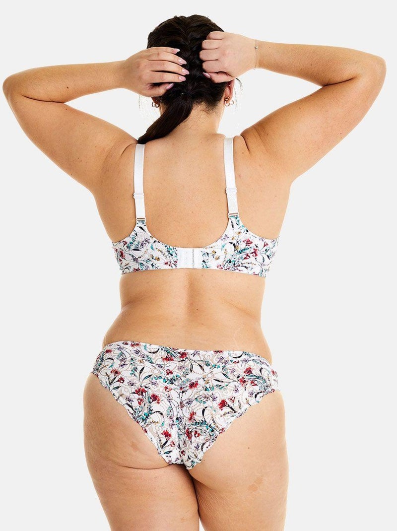 Soutien-gorge à armatures grand maintien UNIVERS - Pomm'Poire Blanc - Kiabi