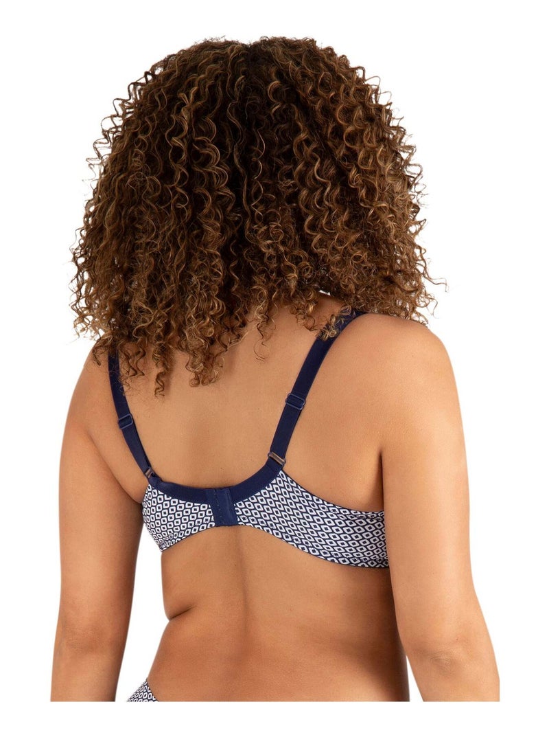 Soutien-gorge à armatures L'IRRÉSISTIBLE Bleu Blanc - Kiabi