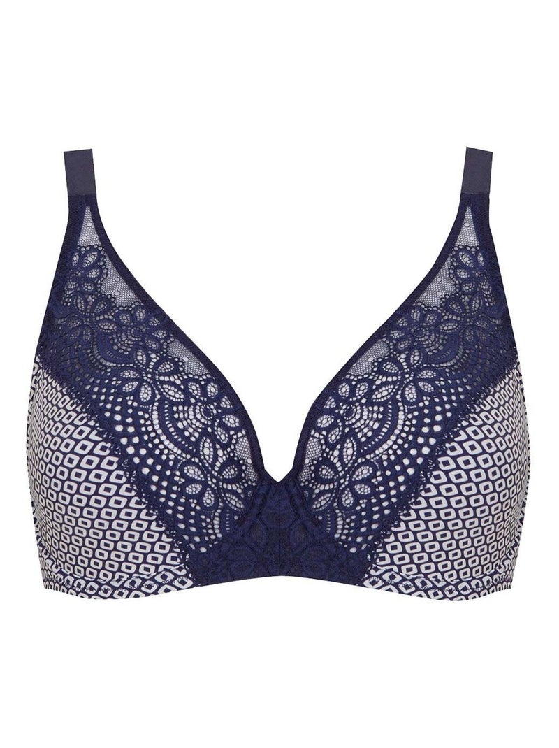 Soutien-gorge à armatures L'IRRÉSISTIBLE Bleu Blanc - Kiabi
