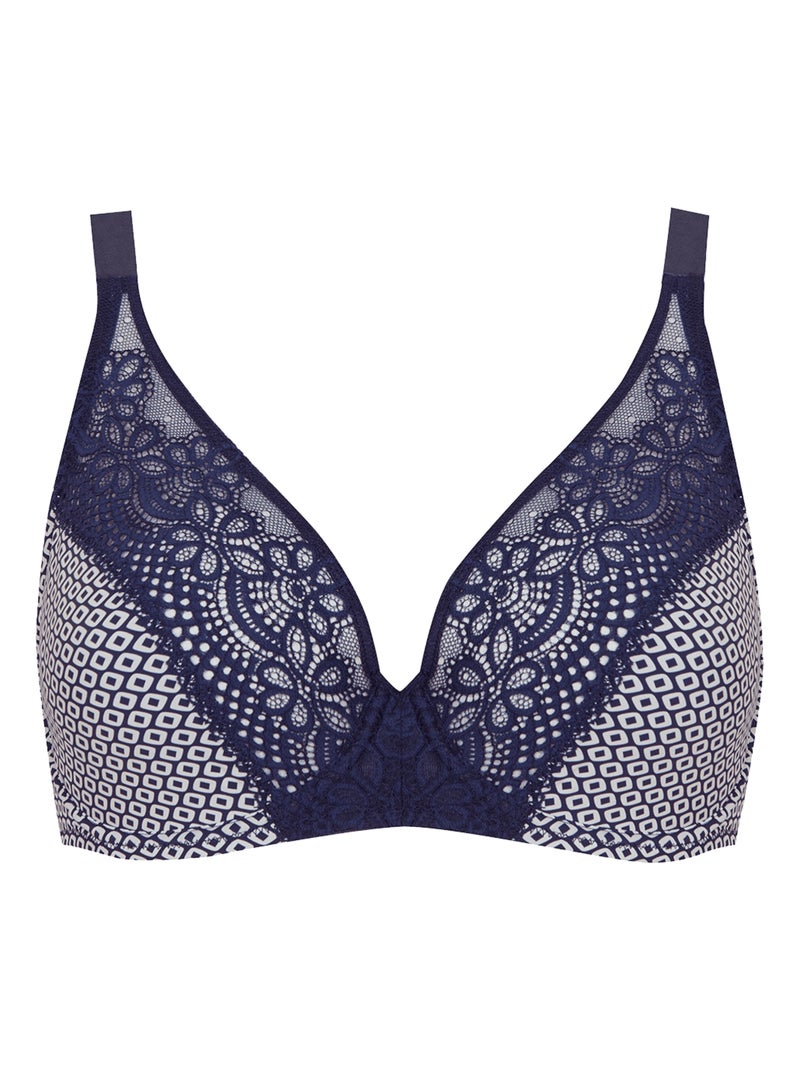 Soutien-gorge à armatures L'IRRÉSISTIBLE Bleu Blanc - Kiabi