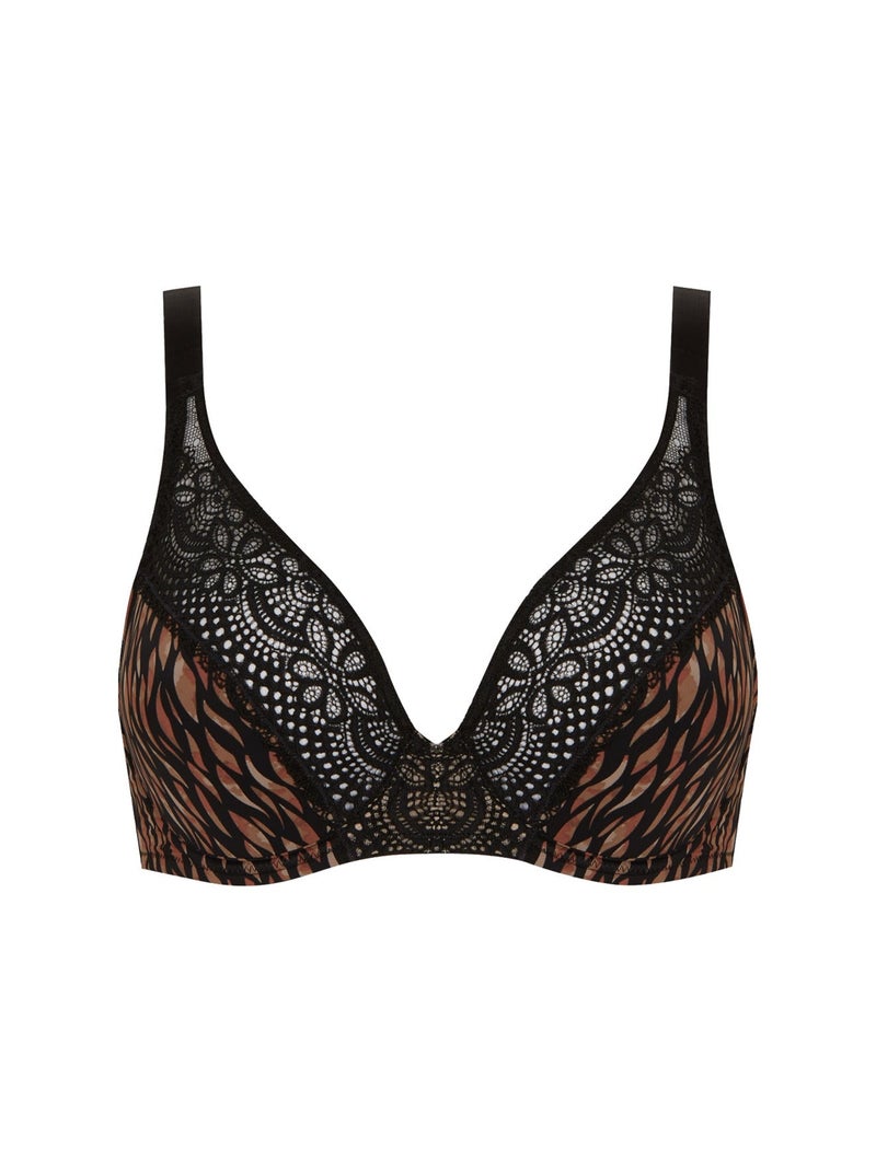 Soutien-gorge à armatures L'IRRÉSISTIBLE Camel/Multicolore - Kiabi
