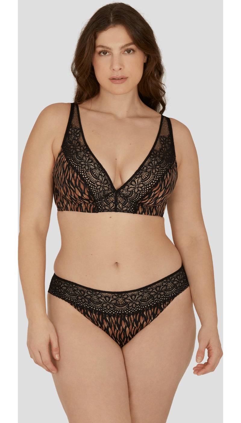 Soutien-gorge à armatures L'IRRÉSISTIBLE Camel/Multicolore - Kiabi