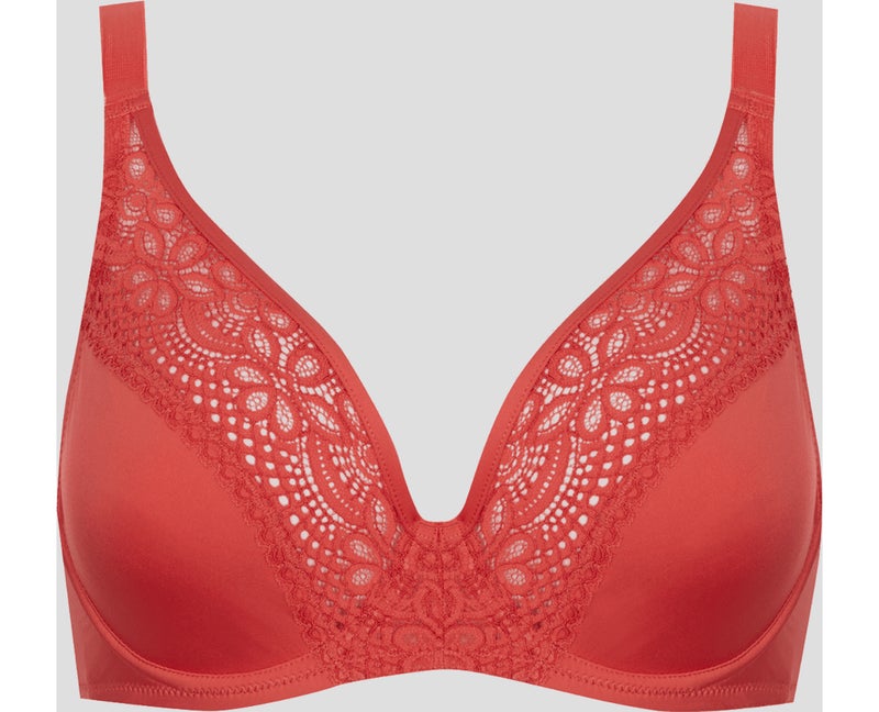 Soutien-gorge à armatures L'IRRÉSISTIBLE Corail - Kiabi