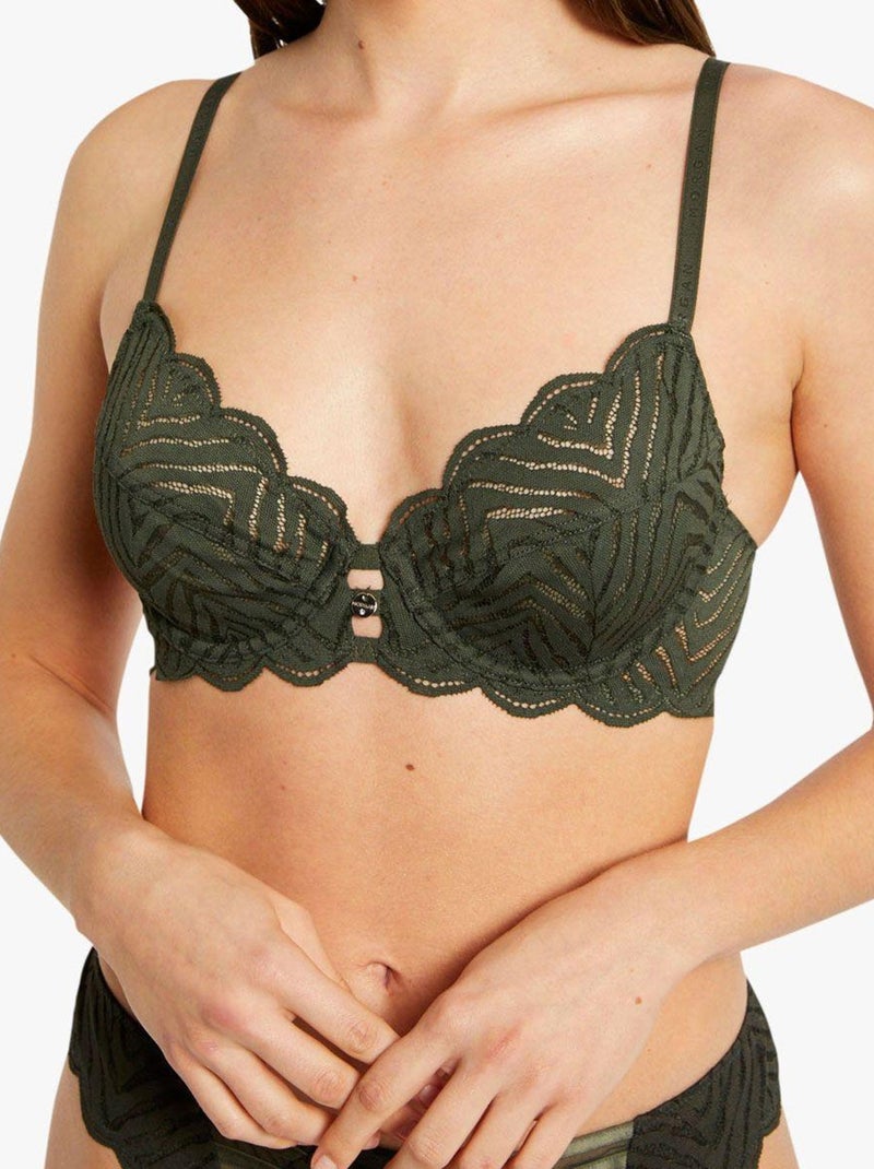 Soutien-gorge à armatures MARIANNE - Morgan Lingerie Vert - Kiabi