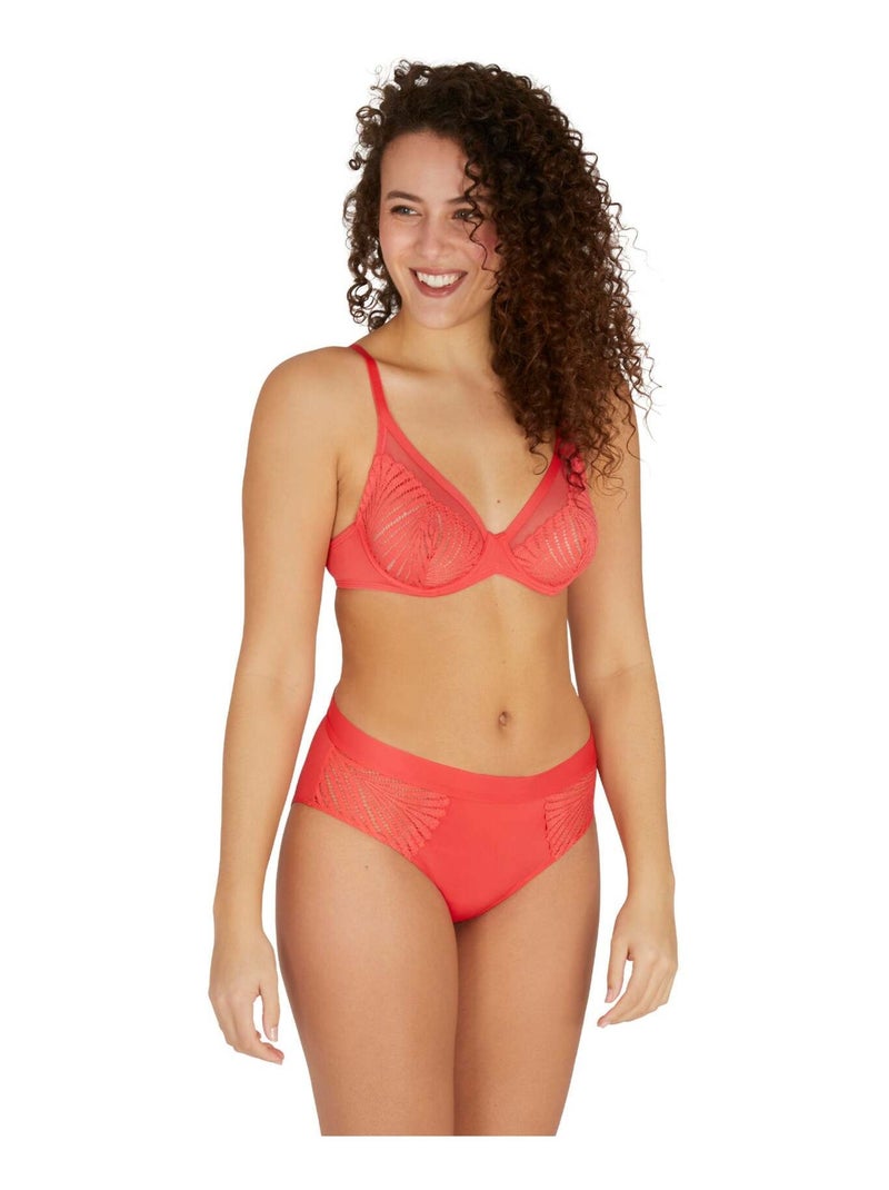Soutien-gorge à armatures MUSE Corail - Kiabi