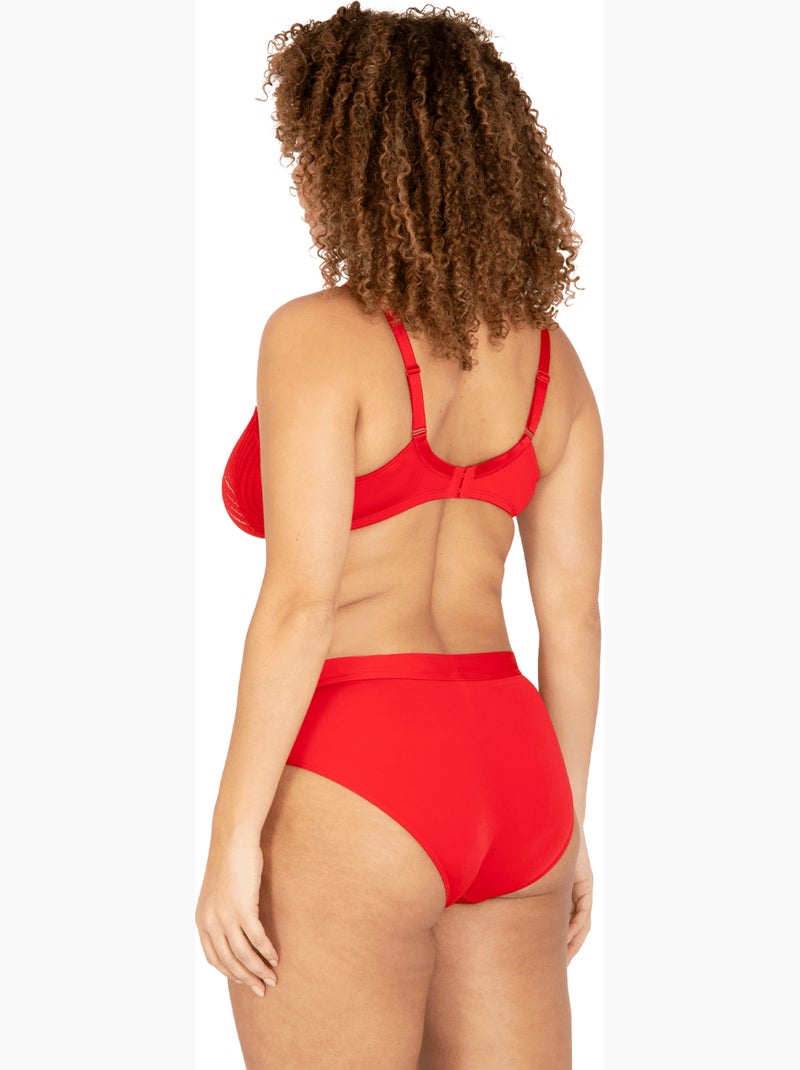 Soutien-gorge à armatures muse Rouge cachemire - Kiabi