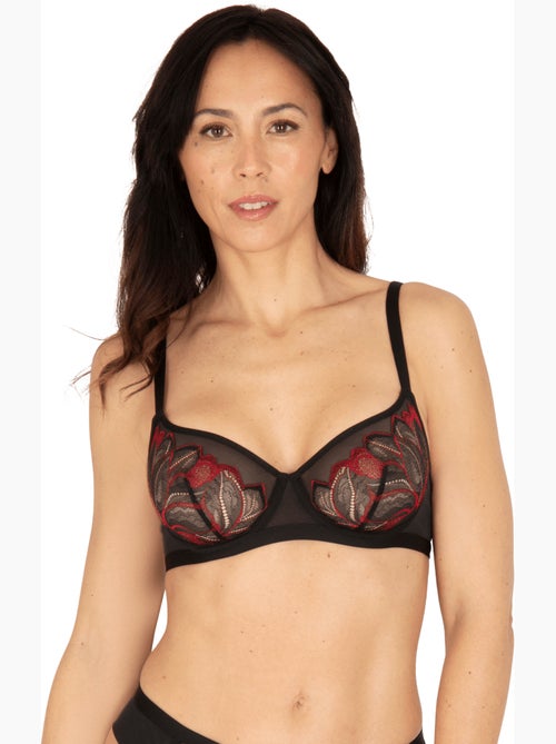 Soutien-gorge à armatures nymphéas - Kiabi