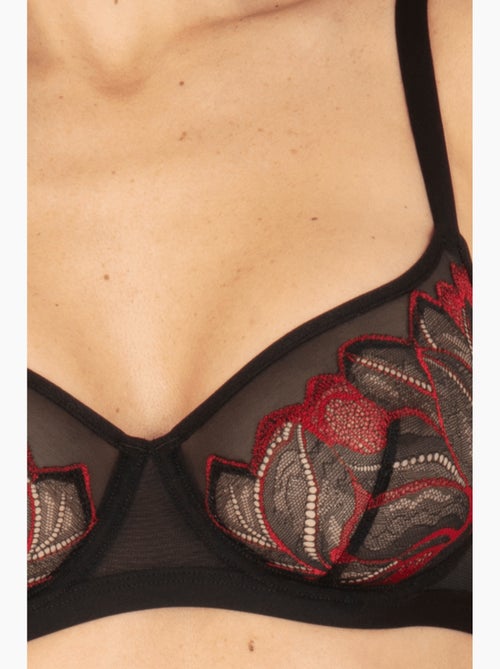 Soutien-gorge à armatures nymphéas - Kiabi