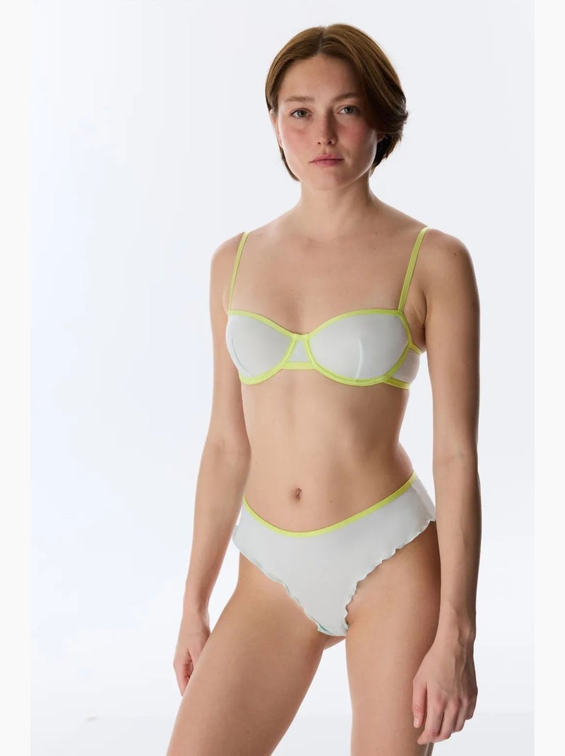 Soutien-gorge à armatures penti Blanc cassé - Kiabi