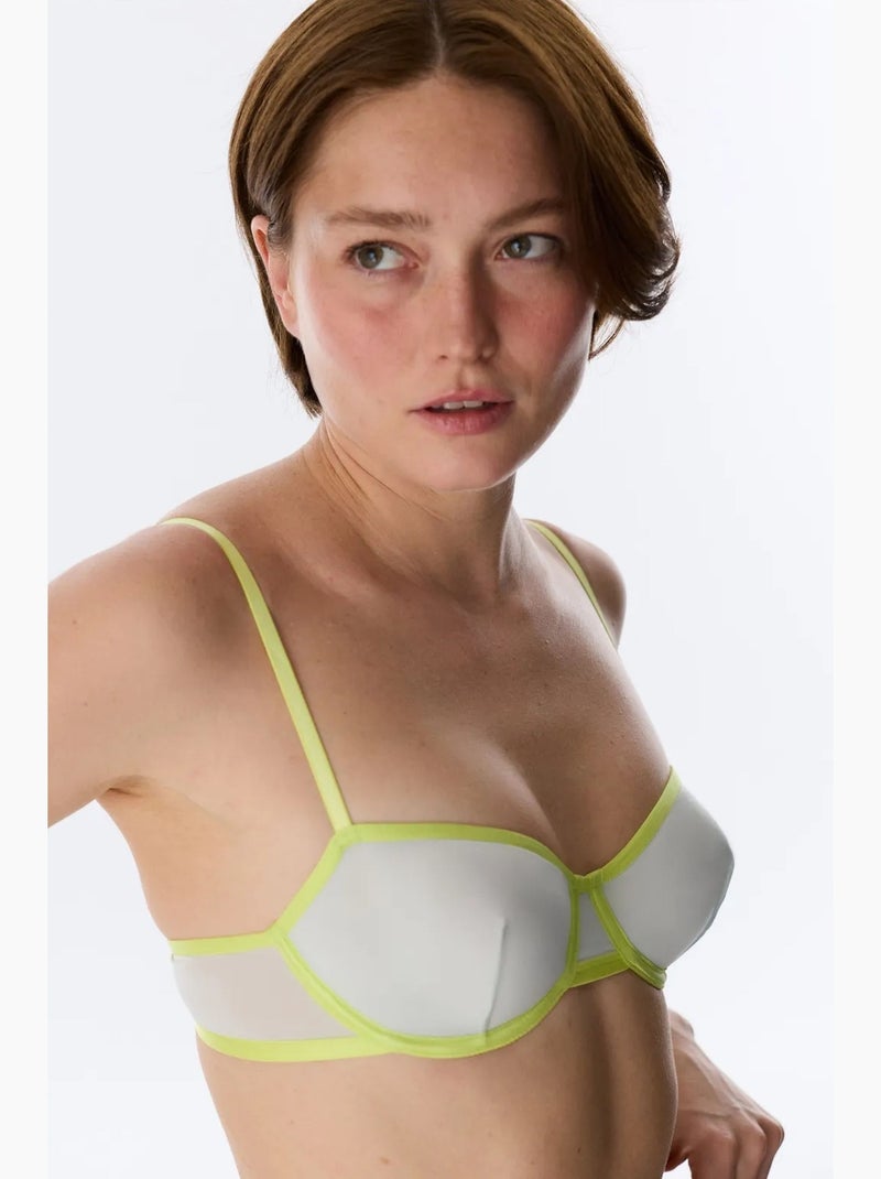 Soutien-gorge à armatures penti Blanc cassé - Kiabi