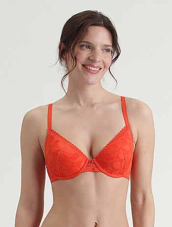 Soutien-gorge à armatures push-up Art Flower
