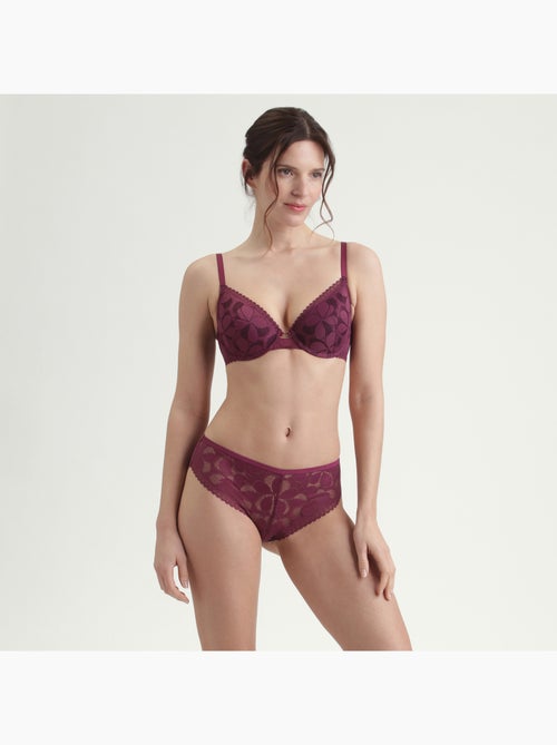 Soutien-gorge à armatures push-up Art Flower - Kiabi