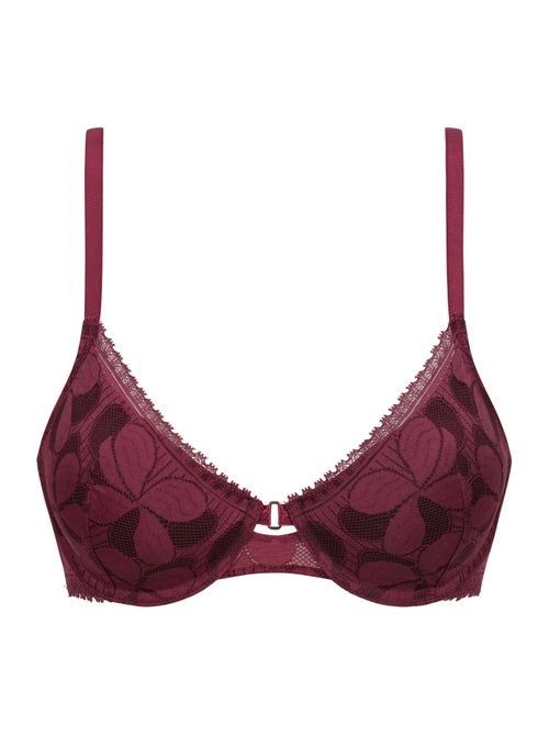 Soutien-gorge à armatures push-up Art Flower - Kiabi