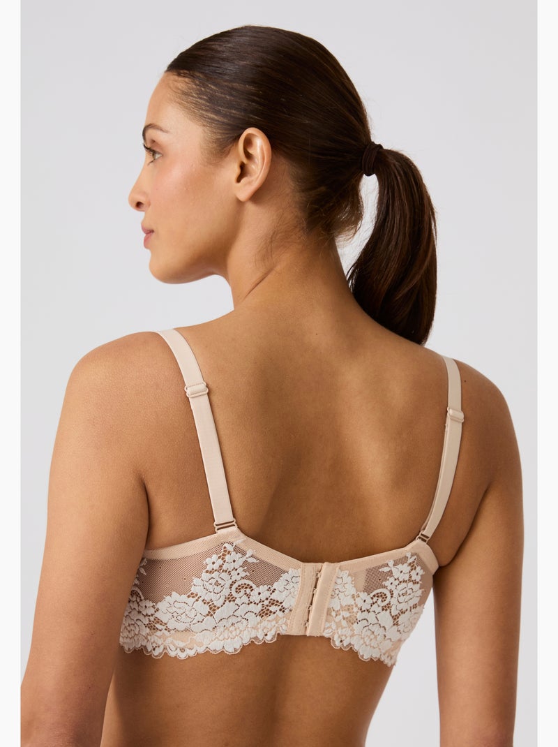 Soutien-gorge à armatures rosa by damart - damart Ecru - Kiabi