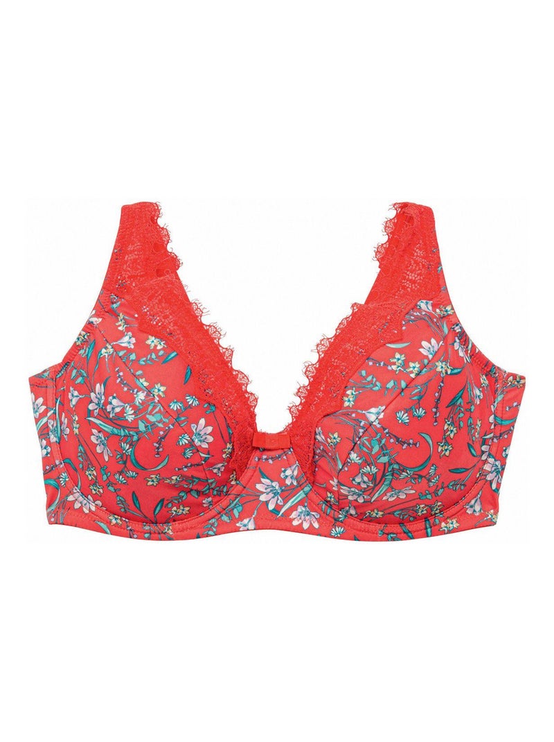 Soutien-gorge à armatures ROUGE - Pomm'Poire Rouge - Kiabi