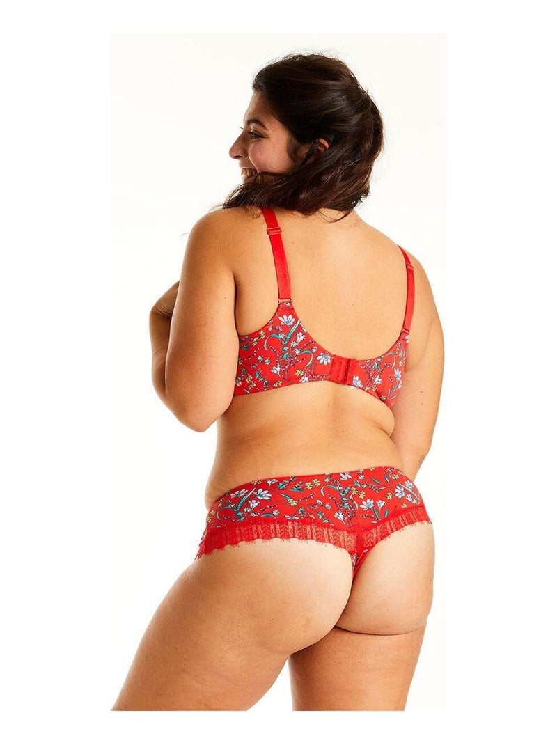 Soutien-gorge à armatures ROUGE - Pomm'Poire Rouge - Kiabi