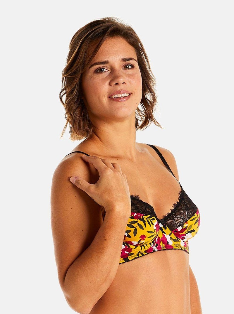 Soutien-gorge à armatures SHAKER - Pomm'Poire Jaune - Kiabi