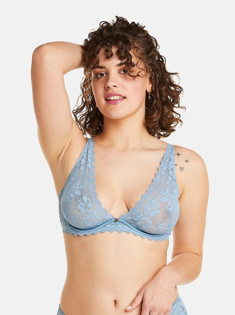 Soutien-gorge à armatures SIWA - Camille Cerf & Pomm'Poire Bleu - Kiabi