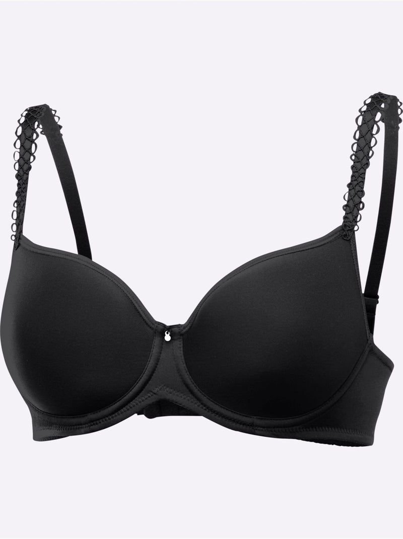 Soutien-gorge à Armatures Spécial T-shirt - Witt Noir - Kiabi