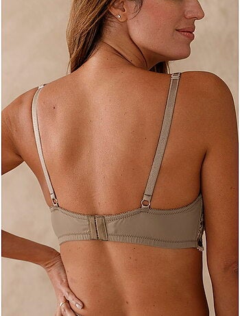 Soutien-gorge à armatures tulle brodé - DAXON