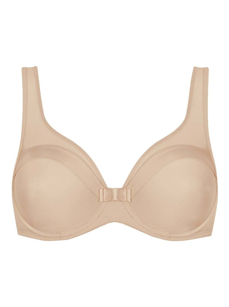 Soutien-gorge à armatures TULLE DESIGN Beige - Kiabi