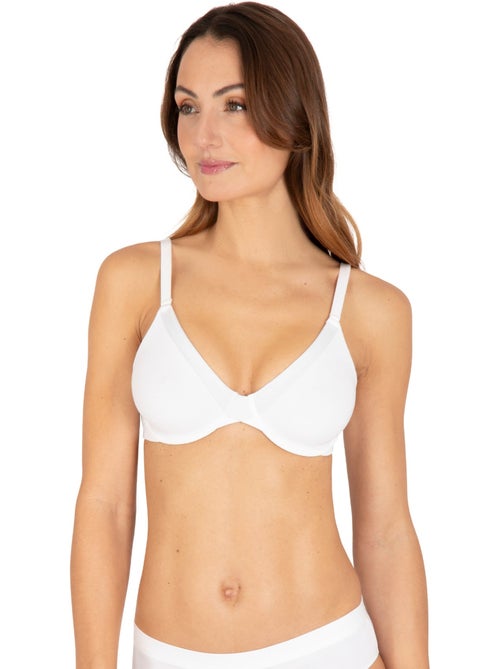 Soutien-gorge à armatures TULLE DESIGN COTON - Kiabi Soutien-gorge à armatures TULLE DESIGN COTON - Kiabi
