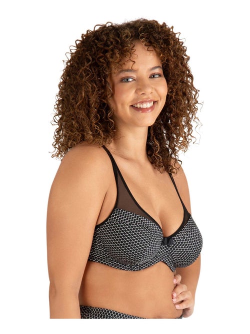 Soutien-gorge à armatures TULLE DESIGN - Kiabi